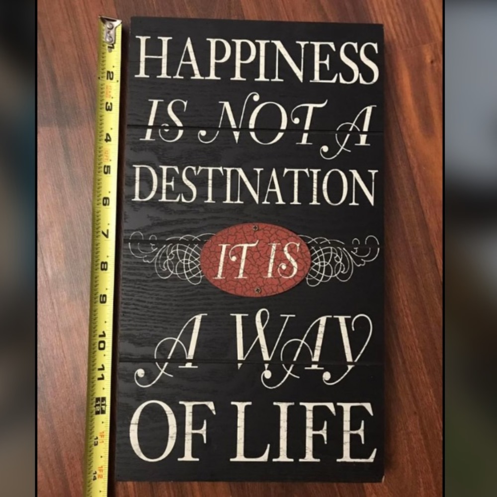 Wooden sign